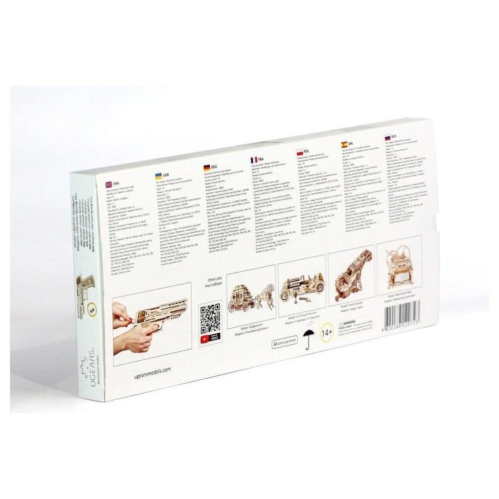 UGEARS Wolf-01 Mechanical Handgun