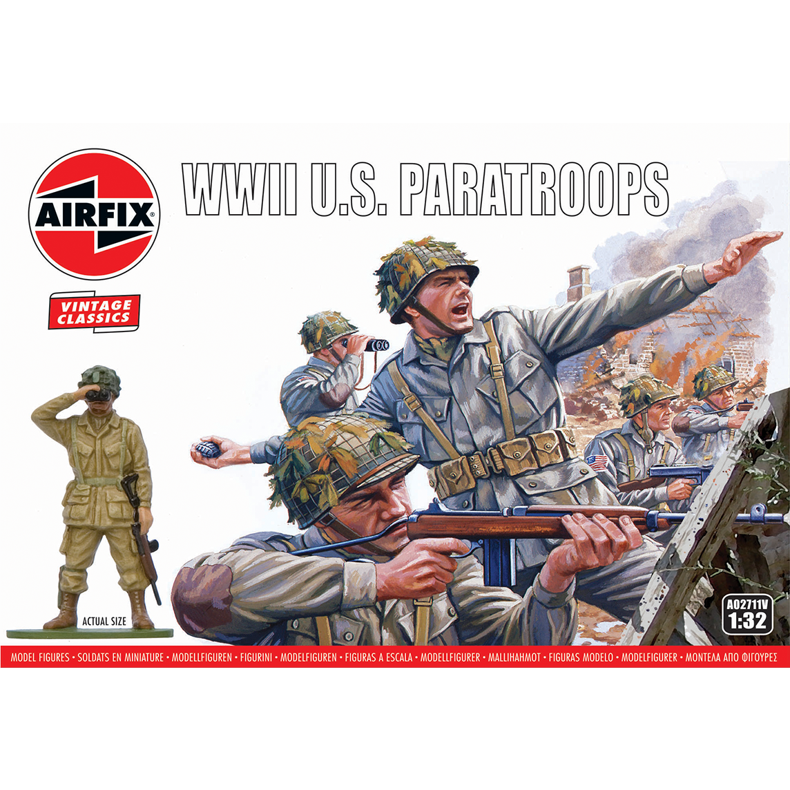 AIRFIX 1/32 WWII U.S. Paratroops