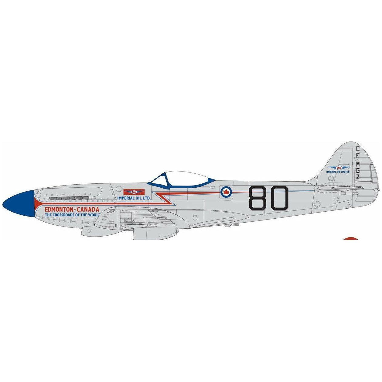 AIRFIX 1/48 Supermarine Spitfire MKXIV Civilian Schemes