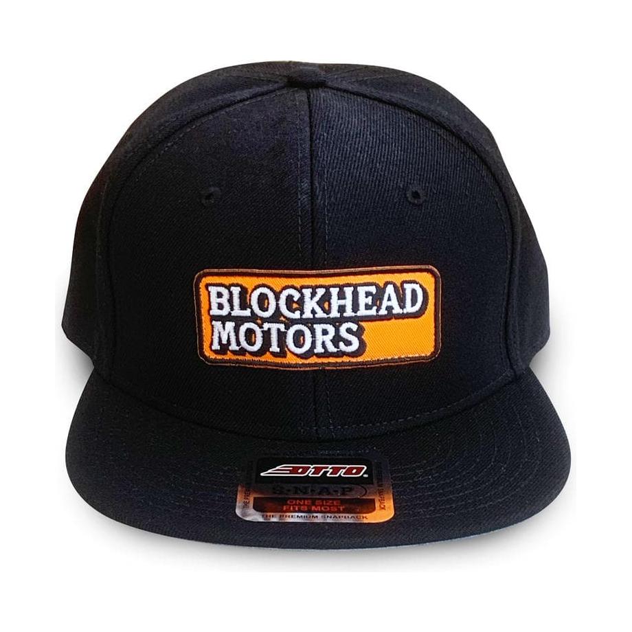 BLOCKHEAD MOTORS Snapback Cap Ver 2 Black