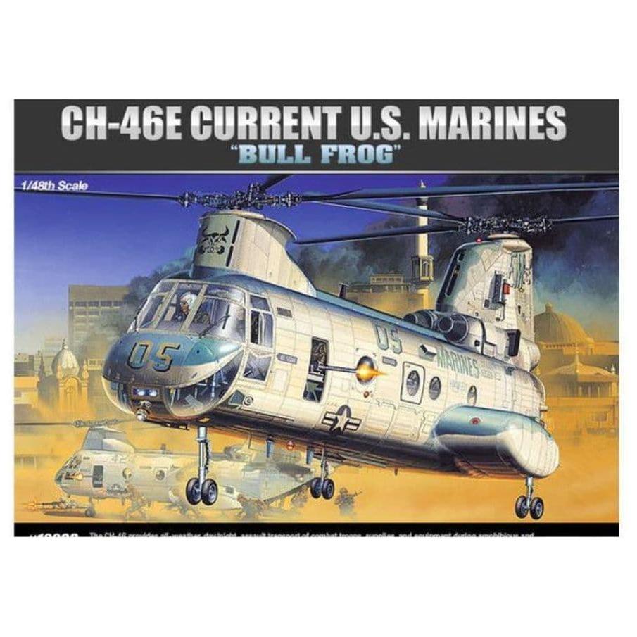 ACADEMY 1/48 CH-46 Bull Frog Sea Knight