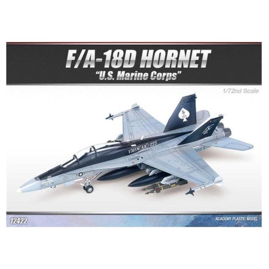 ACADEMY 1/72 G FA18D Hornet US Marine Corps *Aus Decals*