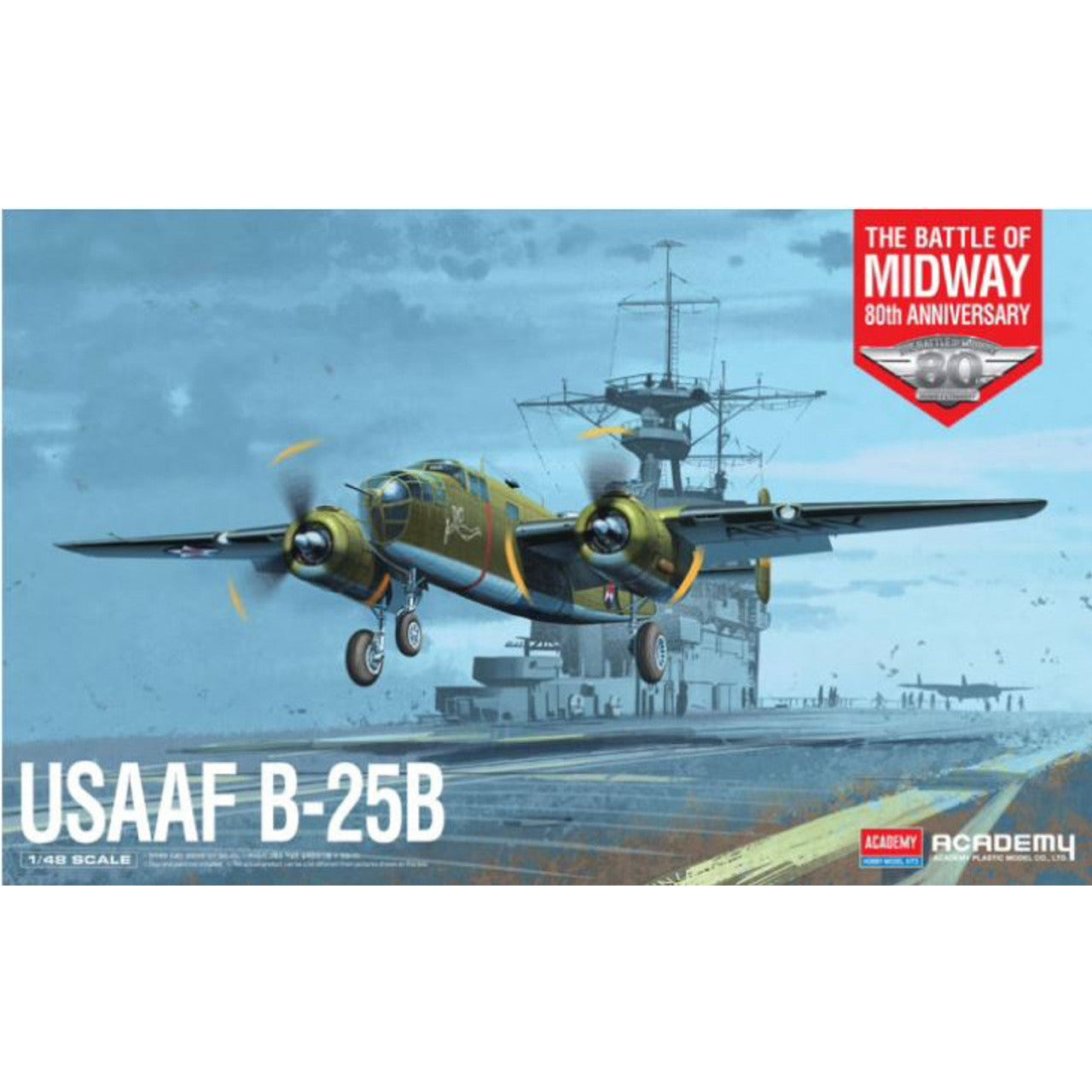ACADEMY 1/48 USAAF B-25B Battle of Midway 80th Anniversary