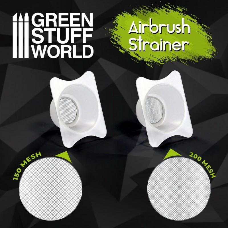 GREEN STUFF WORLD Airbrush Cup Strainers x2