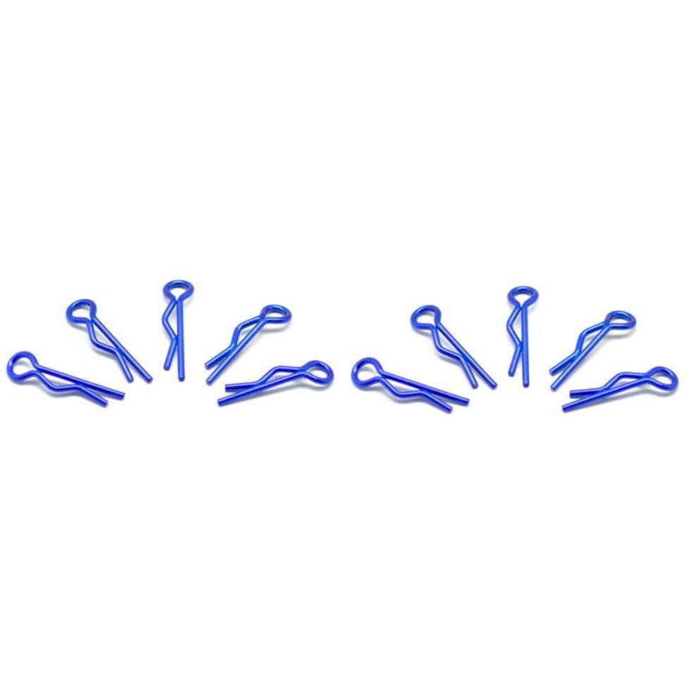 ARROWMAX Small Body Clip 1/10 - Metallic Blue (10)