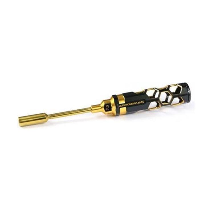 ARROWMAX Nut Driver 7.0 X 100mm Black Golden