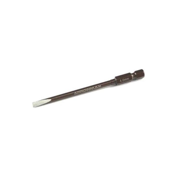 ARROWMAX Flat Head Screwdriver 4.0 x 100mm Power Tip Only