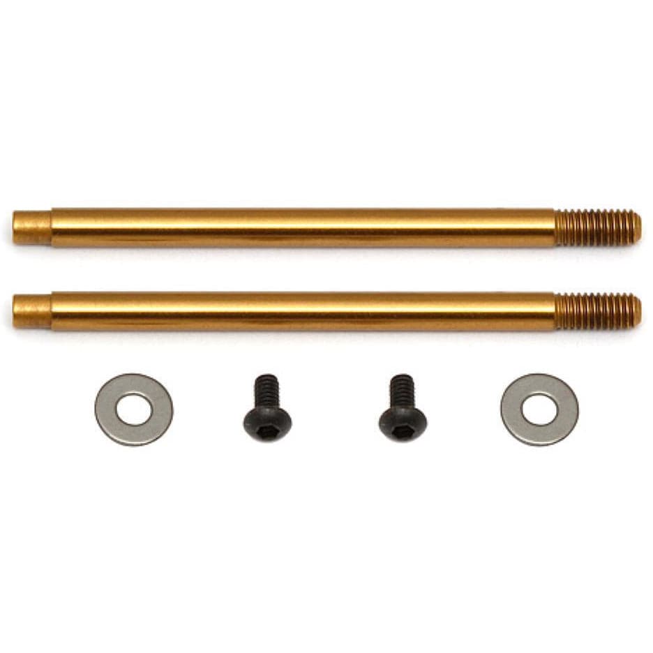 TEAM ASSOCIATED 3x27.5 mm Shock Shafts (V2), TiN for B6.1,B6.1D,