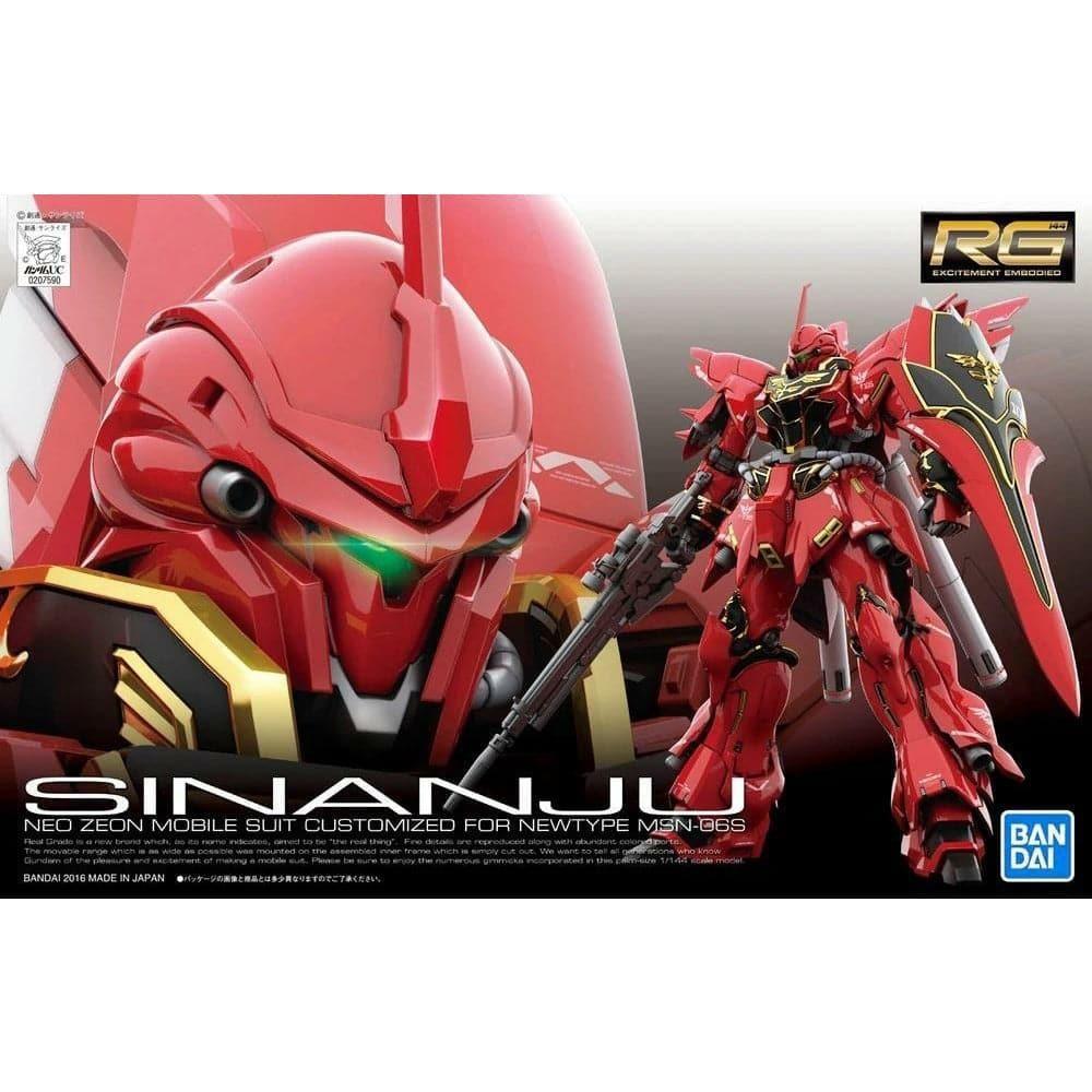 BANDAI 1/144 RG MSN-06S Sinanju
