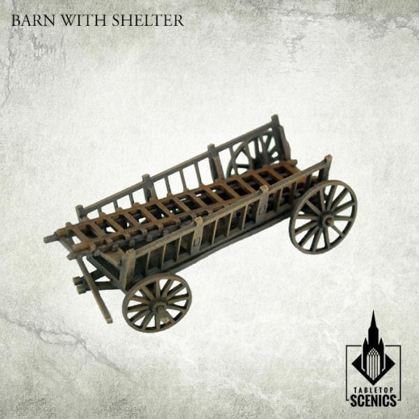 TABLETOP SCENICS Poland 1939 Barn with Shelter