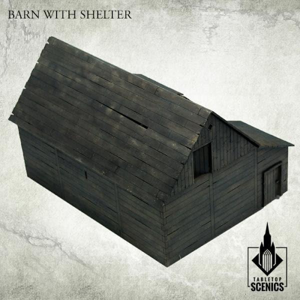 TABLETOP SCENICS Poland 1939 Barn with Shelter