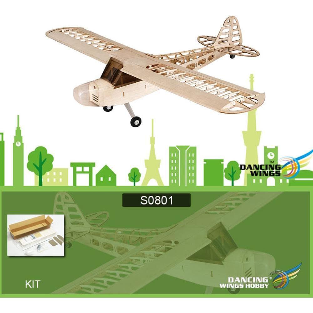 DANCING WINGS HOBBY S08 EP J3 Balsa Kit (1.2m)