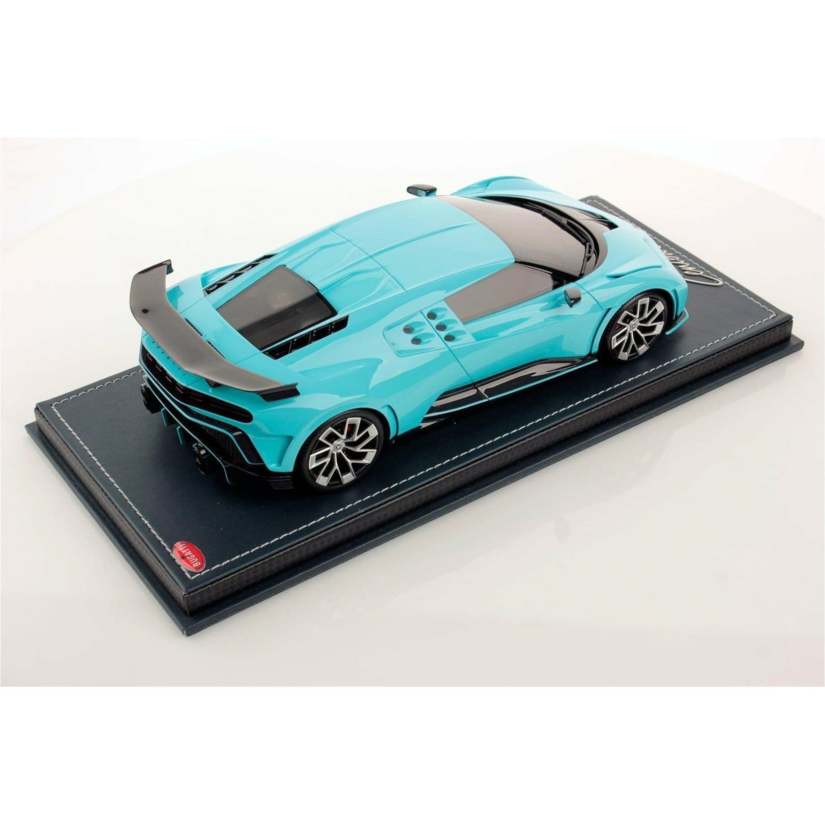 MR COLLECTION MODELS 1/18 Bugatti Centodieci Historic Bugatti Light Blue