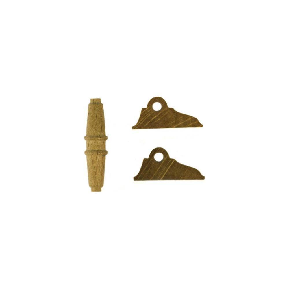 ARTESANIA LATINA Capstan Horizontal Shape in Walnut Wood 30mm