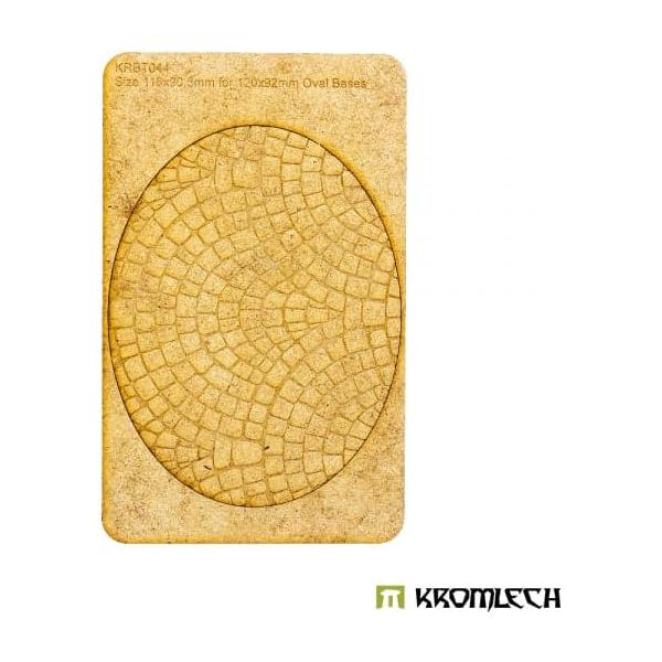 KROMLECH Cobblestone 120x92mm Oval Base Topper