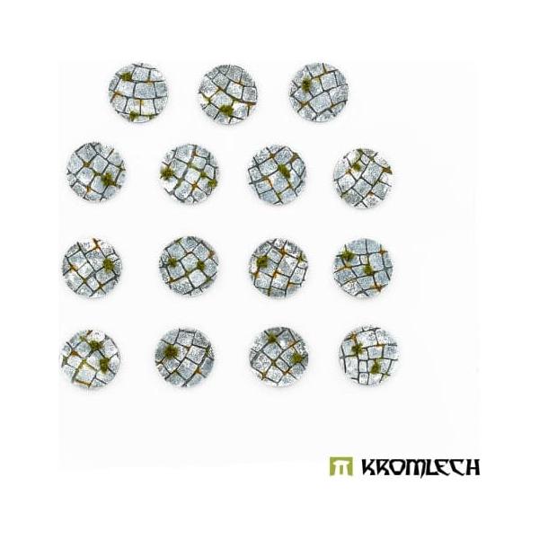 KROMLECH Cobblestone 25mm Round Base Toppers