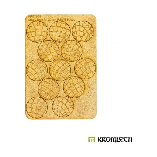 KROMLECH Cobblestone 30mm Round Base Toppers