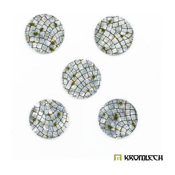 KROMLECH Cobblestone 50mm Round Base Toppers - 47mm