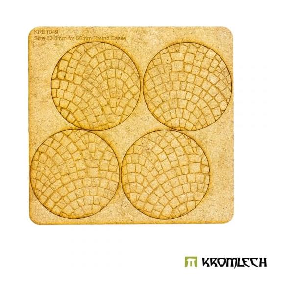 KROMLECH Cobblestone 60mm Round Base Toppers