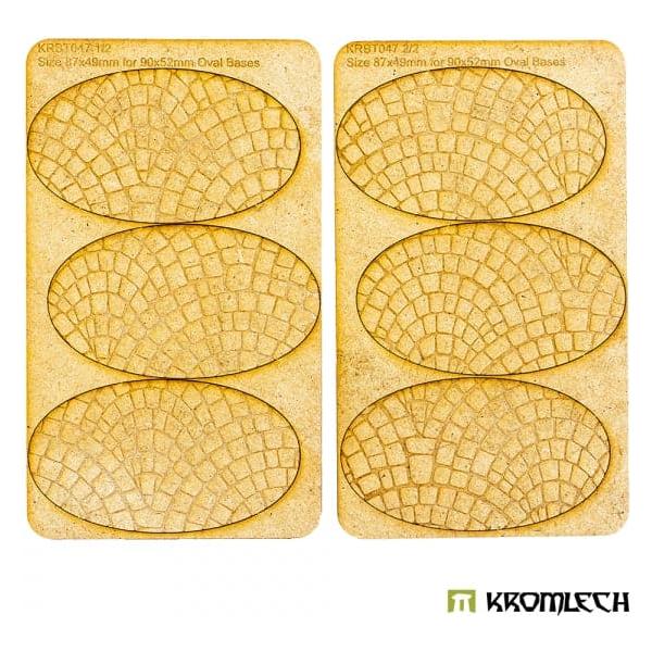 KROMLECH Cobblestone 90x52mm Oval Base Toppers