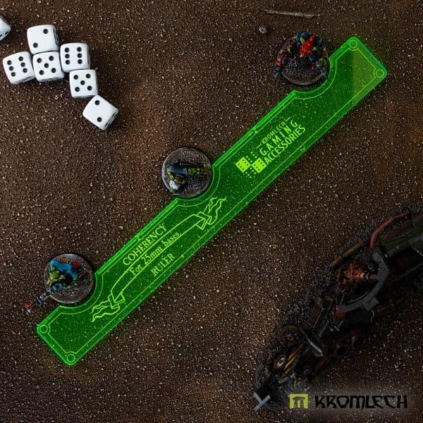 KROMLECH Coherency Ruler - 25mm Bases - Green