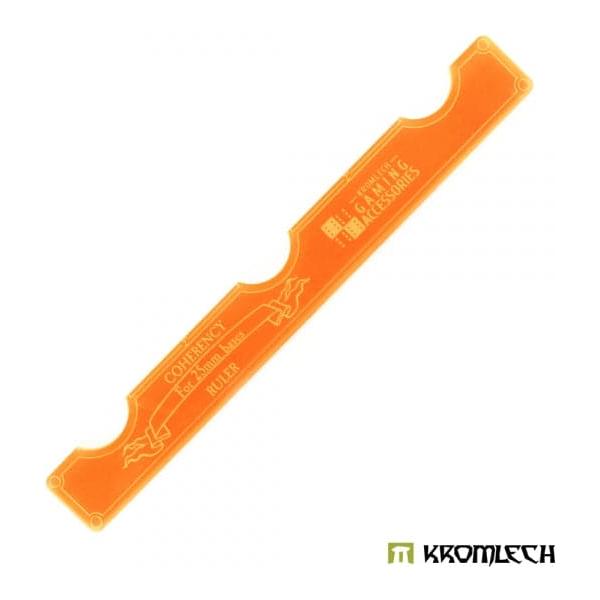 KROMLECH Coherency Ruler - 25mm Bases - Orange