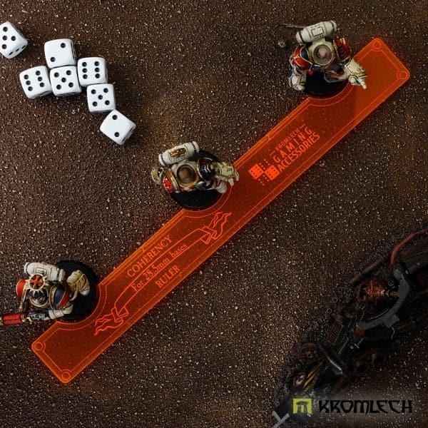 KROMLECH Coherency Ruler - 28.5mm Bases - Orange