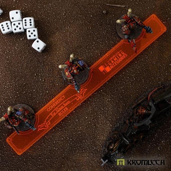 KROMLECH Coherency Ruler - 32mm Bases - Orange