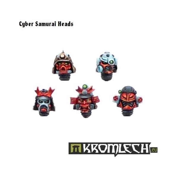 KROMLECH Cyber Samurai Heads (10)