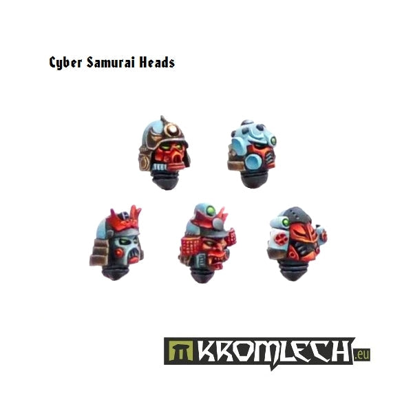 KROMLECH Cyber Samurai Heads (10)