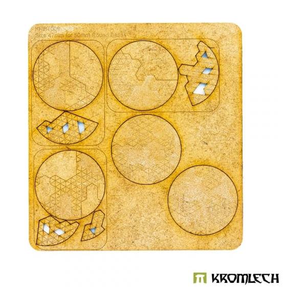 KROMLECH Dark Technology 50mm Round Base Toppers - 47mm