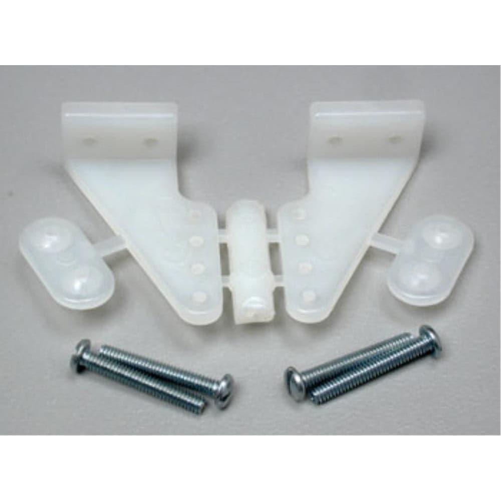 DUBRO 105 NYLON CONTROL HORN 1 LFT & 1 RT (2 PCS PER PACK) - Hearns Hobbies Melbourne - Dubro