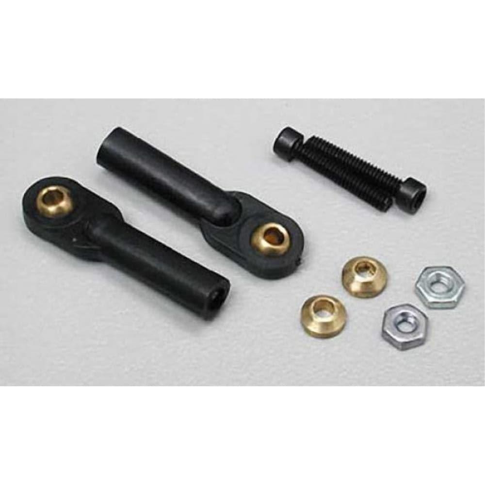 DUBRO 2135 2-56 SWIVEL BALL LINK W/HARDWR (2 PCS PER PACK) (BLACK) - Hearns Hobbies Melbourne - Dubro