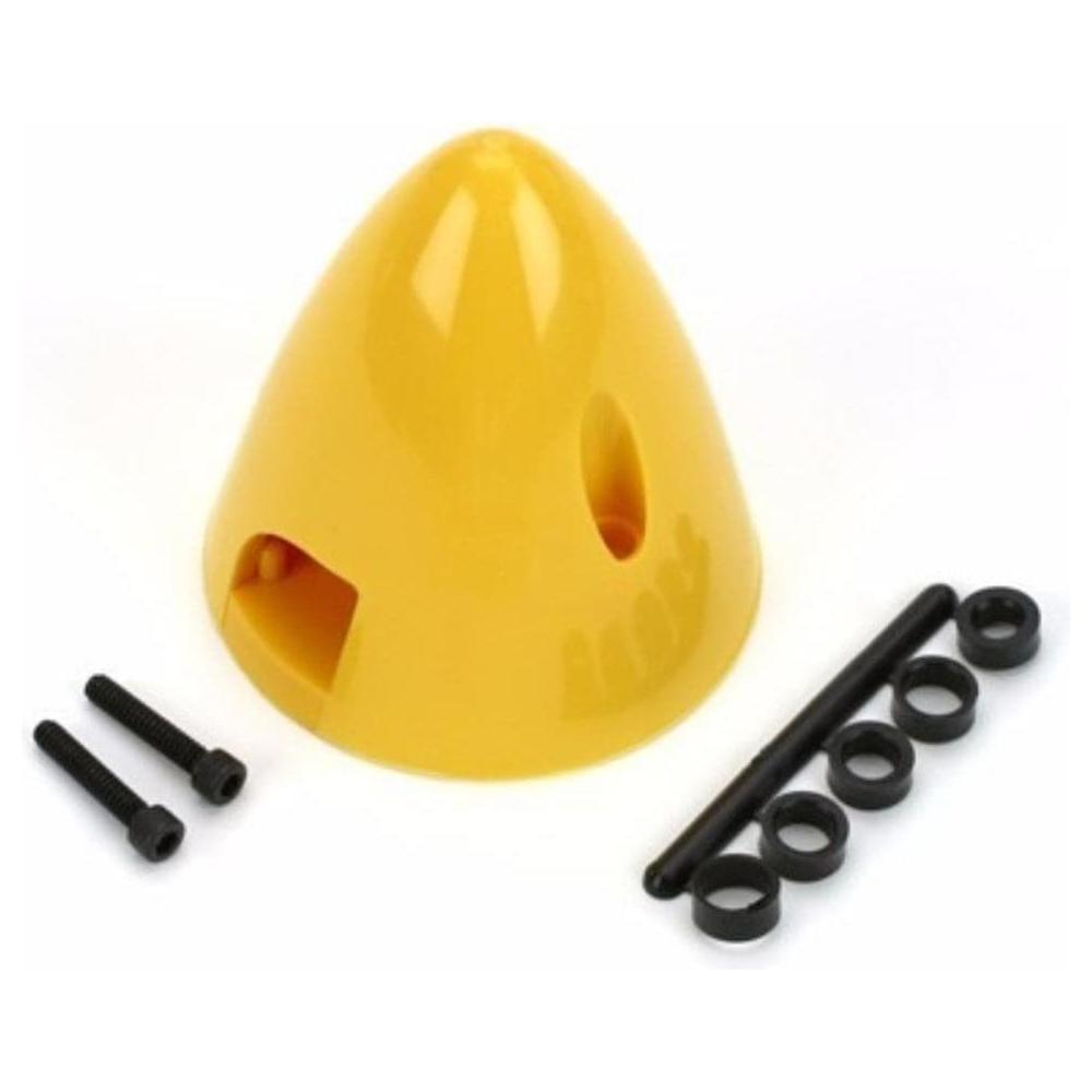 DUBRO 263 1-1/2in SPINNER, YELLOW (1 PC PER PACK) - Hearns Hobbies Melbourne - Dubro