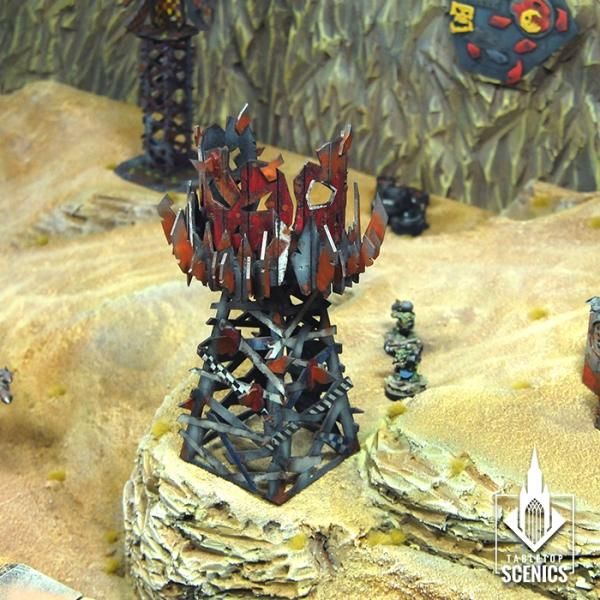 TABLETOP SCENICS Ded 'Ard Dakka Tower
