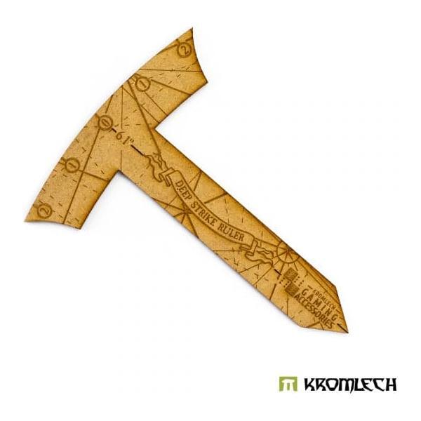 KROMLECH Deep Strike Ruler Template 6" - Medium Perimeter - HDF