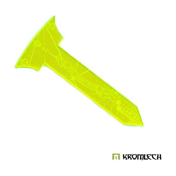 KROMLECH Deep Strike Ruler Template 6" - Small Perimeter - Green