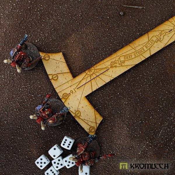 KROMLECH Deep Strike Ruler Template 9" - Medium Perimeter -