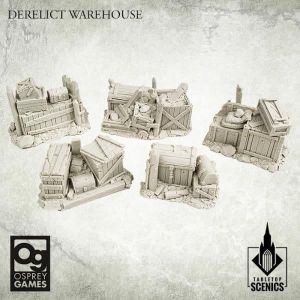 TABLETOP SCENICS Derelict Warehouse (Frostgrave) (5)