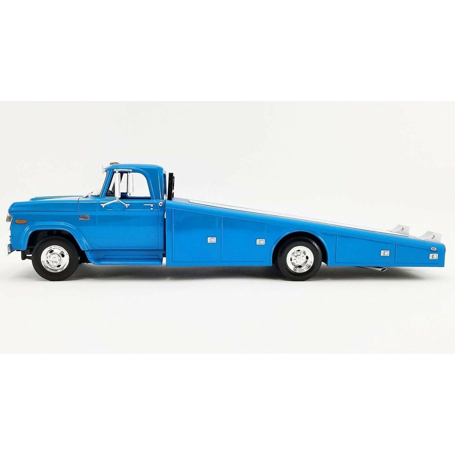 ACME 1/18 1970 Dodge D-300 Ramp Truck Corporate Blue