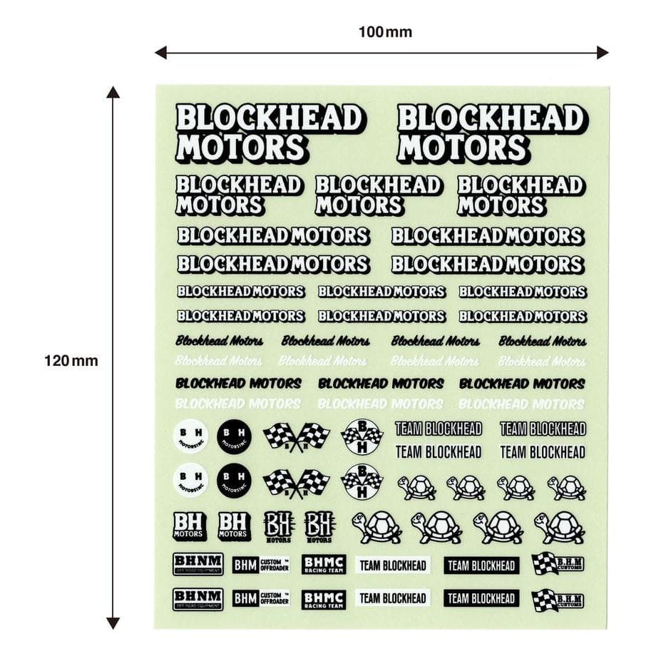 BLOCKHEAD MOTORS 1/32 Decal