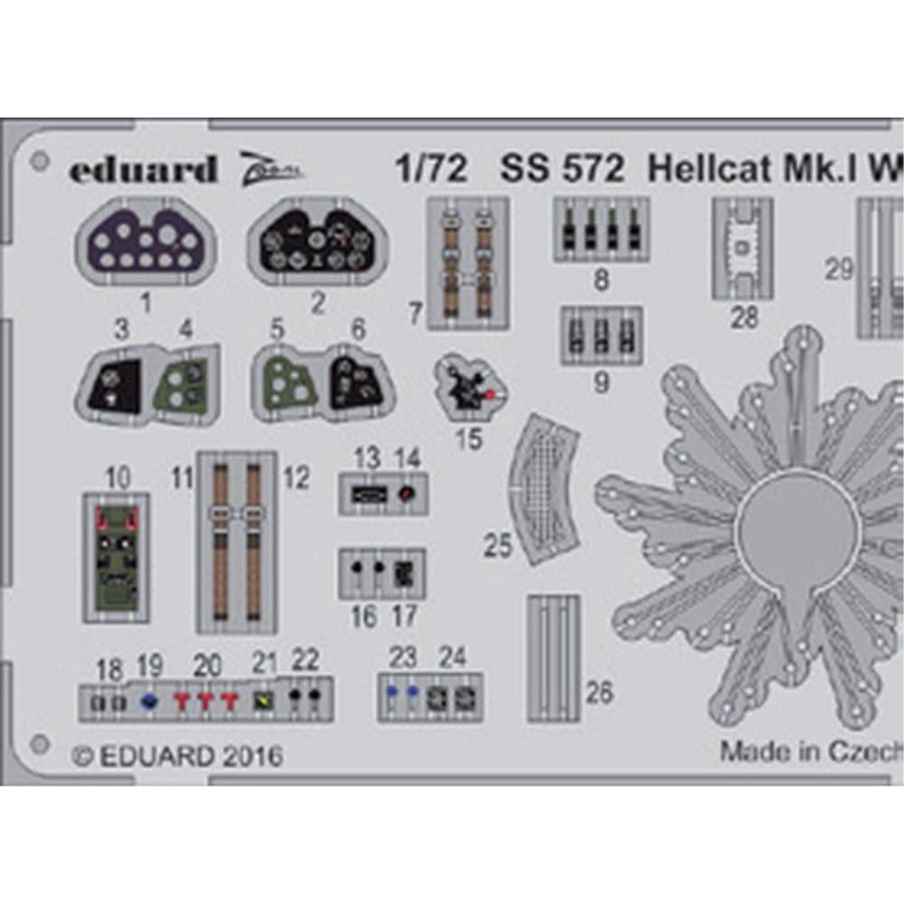 EDUARD Zoom set for 1/72 Hellcat Mk.I Weekend (SS572) - Hearns Hobbies Melbourne - EDUARD