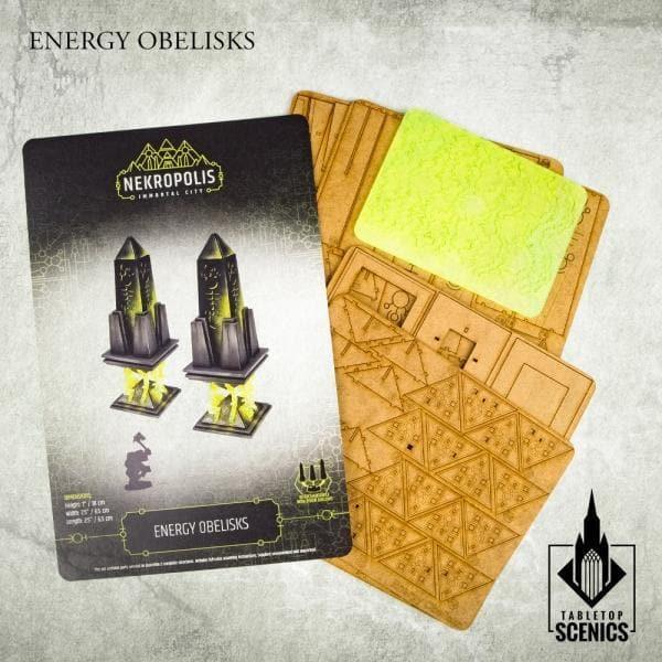 TABLETOP SCENICS Energy Obelisks (2)