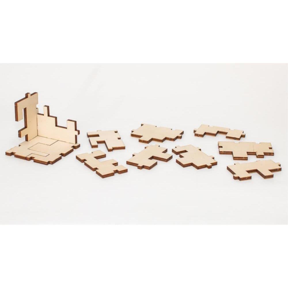 EWA Jigsaw Cube-3D Wooden Model Kit