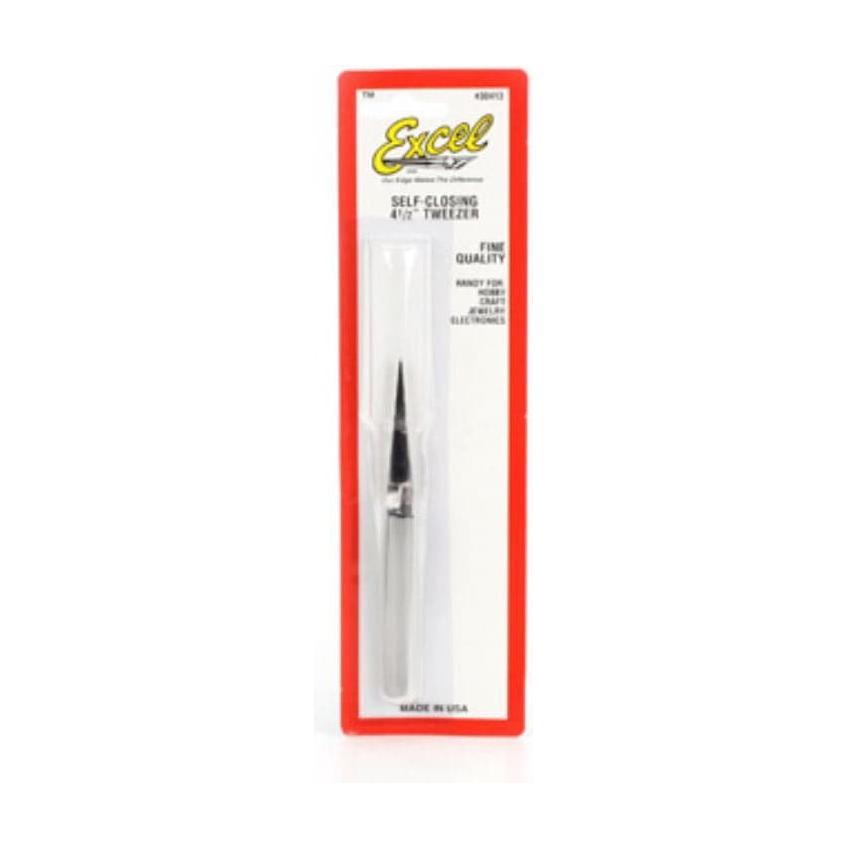 EXCEL 4.5 Inch Self Closing Tweezer