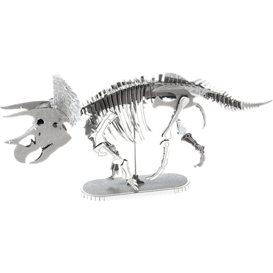 METAL EARTH Dinosaur Triceratops Skeleton
