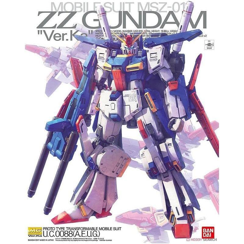BANDAI 1/100 MG ZZ Gundam Ver.Ka