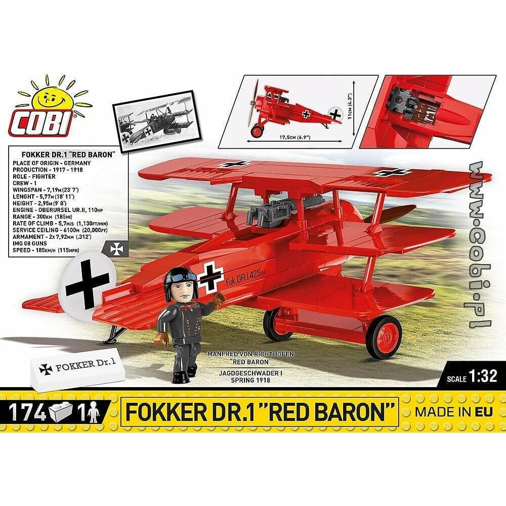 COBI World War I - Fokker Dr1 Red Baron (174 Pieces)