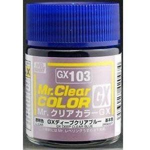 Mr Clear Colour GX Blue Lacquer Paint