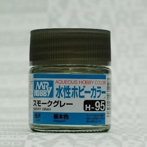 MR HOBBY Aqueous Gloss Smoke Grey - H095